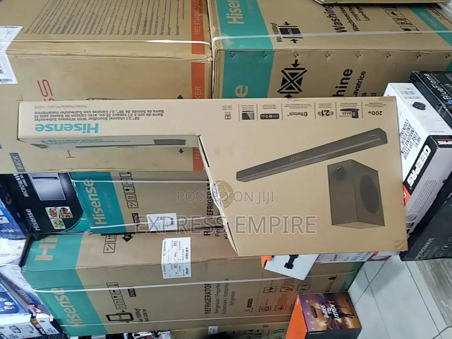 Hisense 38" 2.1 Hs218 Sound Bar With Wireless Subwoofer