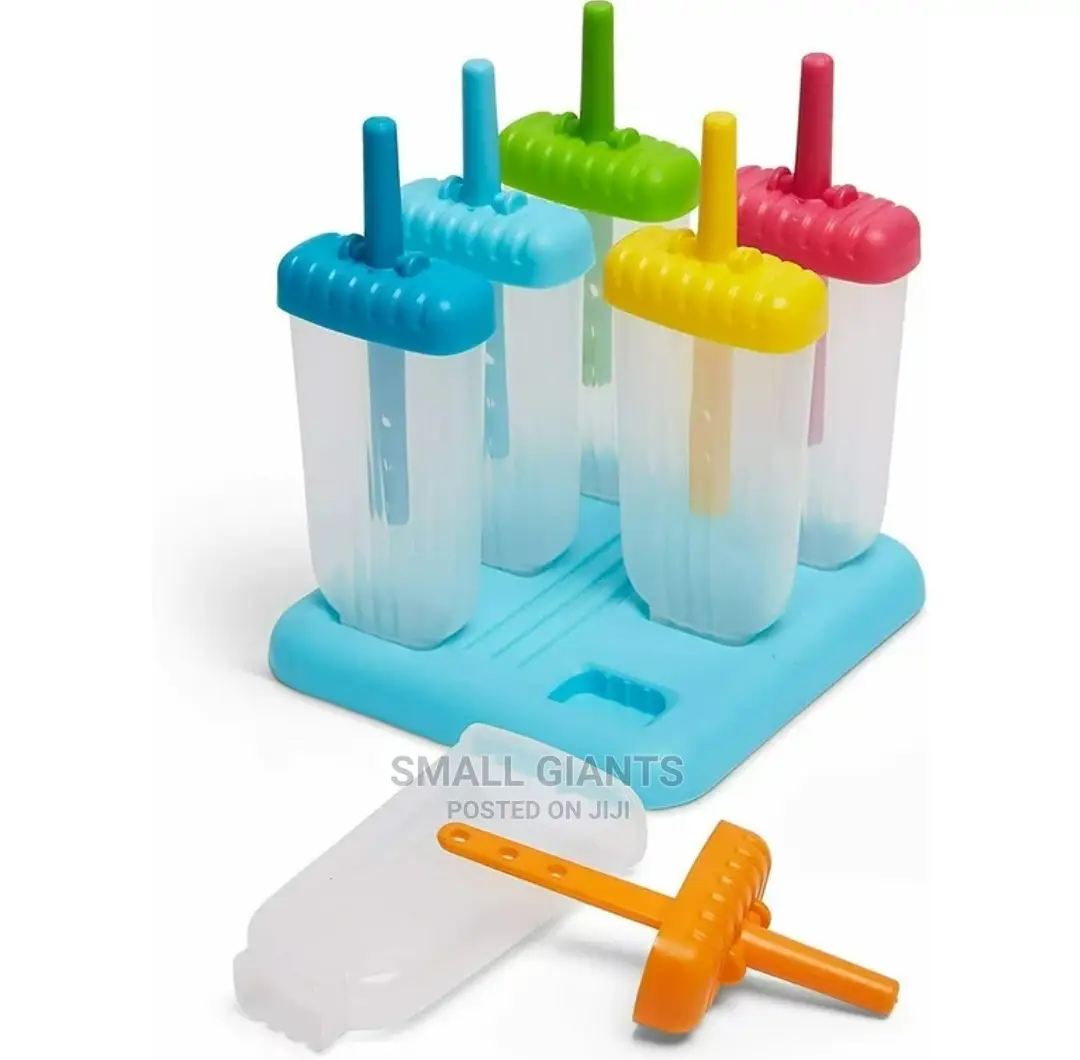 Popsicles Molds, Set of 6 Ice Pop Molds,