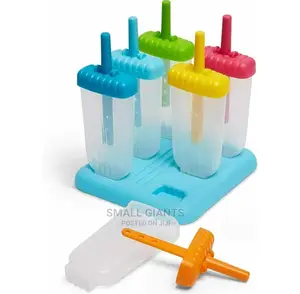 Popsicles Molds, Set of 6 Ice Pop Molds,