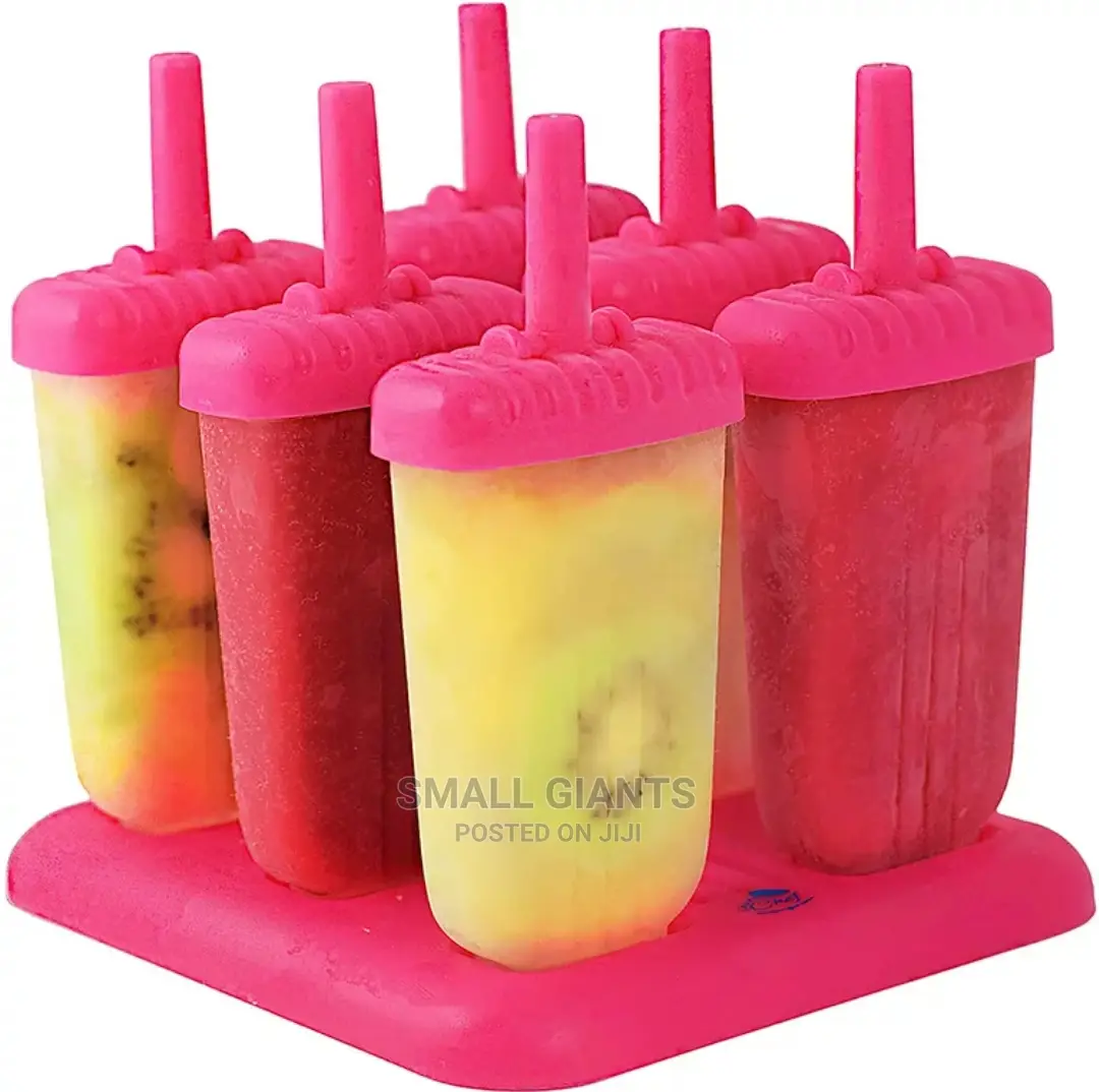 Popsicles Molds, Set of 6 Ice Pop Molds,