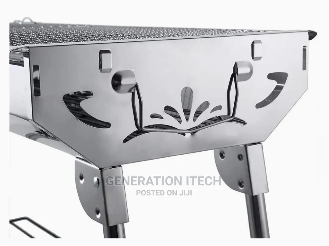 Portable Stainless Steel Grill - Outdoor Camping BBQ Grill