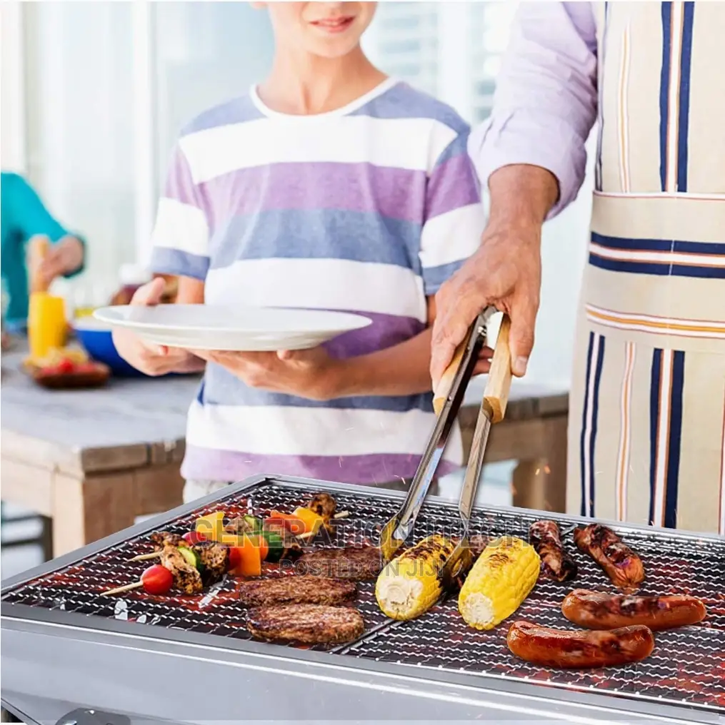 Portable Stainless Steel Grill - Outdoor Camping BBQ Grill