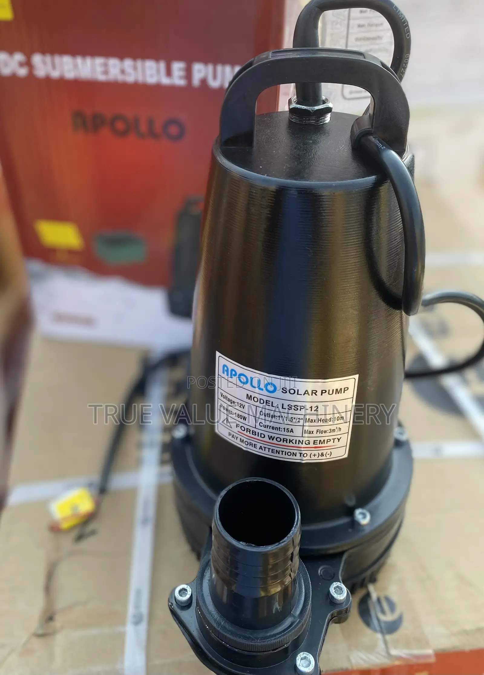 Solar Water Pump 10m 12v