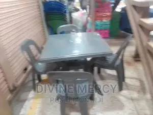Aset of Plastic Table and Chairs