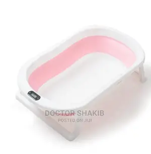 New Baby Foldable Bath Tubs With a Thermometer
