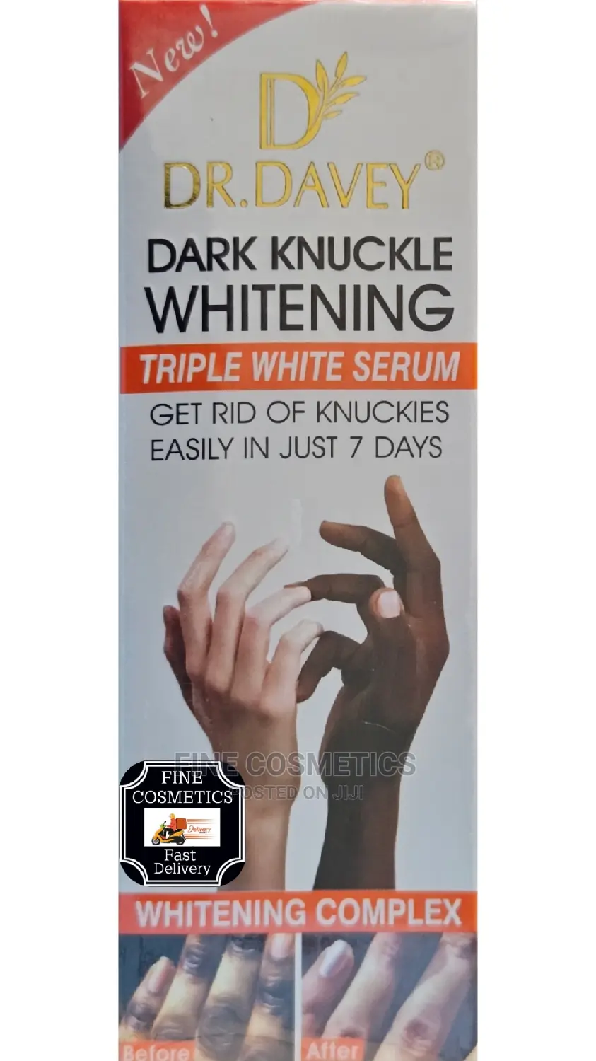 Dr Davey 7days Dark Knuckle Triple Action Whitening Serum.
