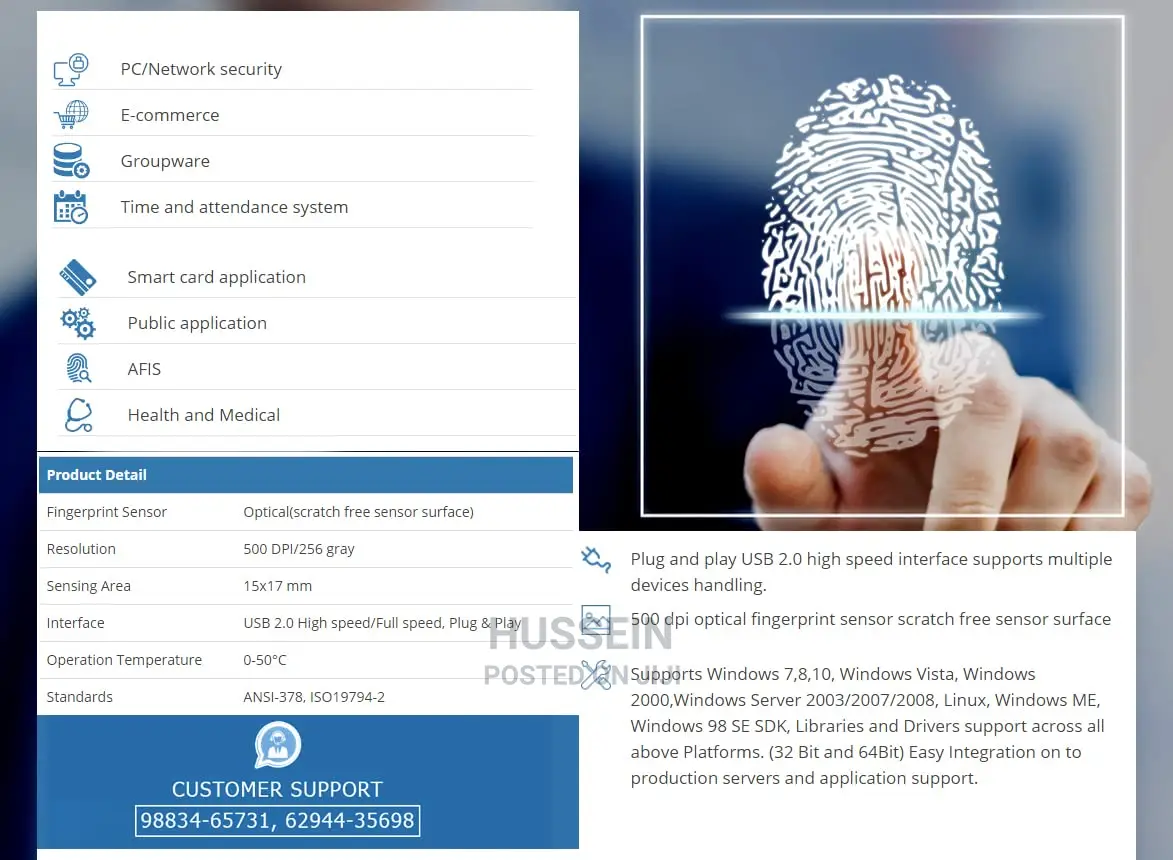 Mantra Finger Print Scanner for Sim Card Registration
