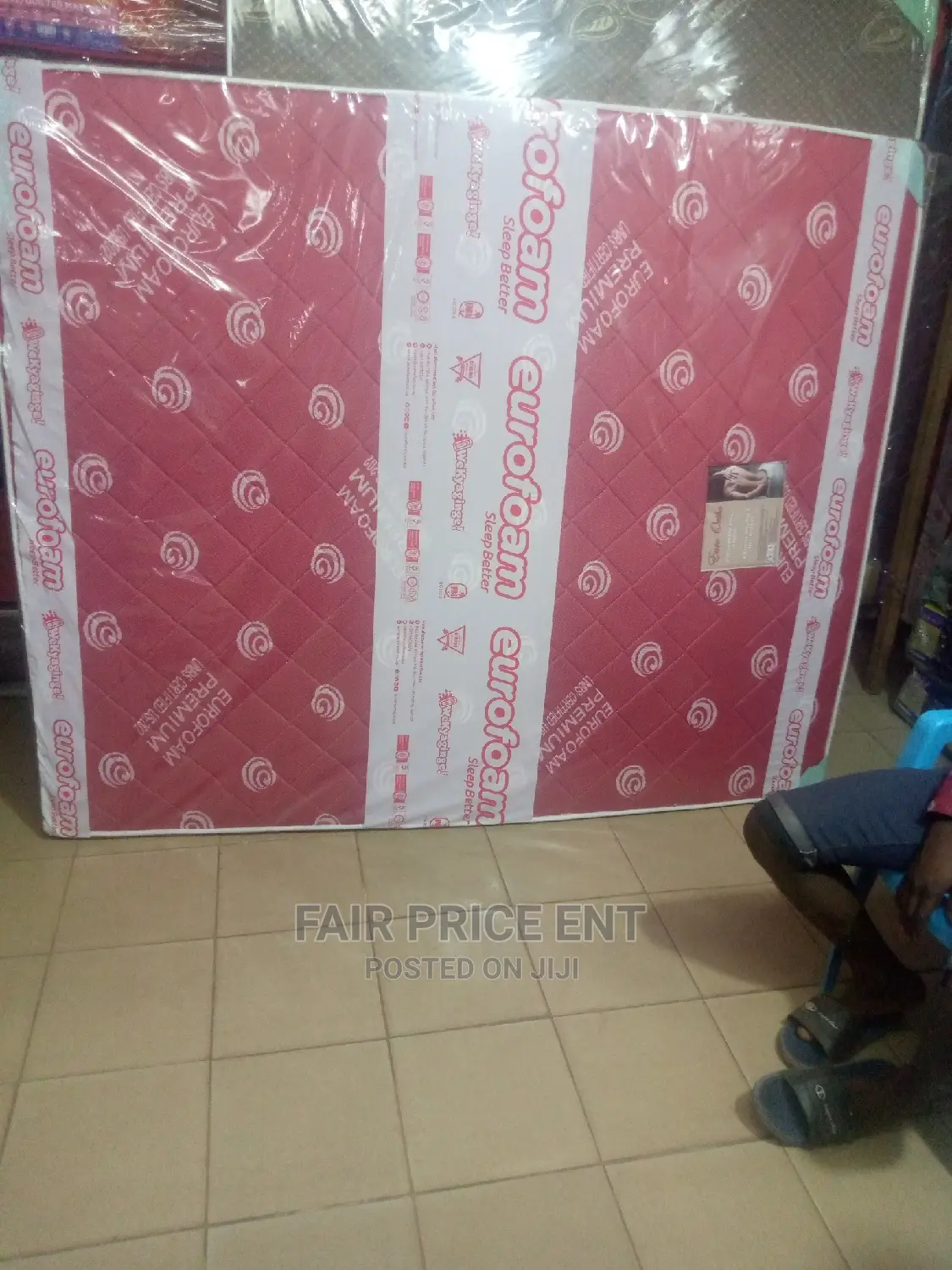 Orthopedic Mattress 4x6x6inches.( Brown)