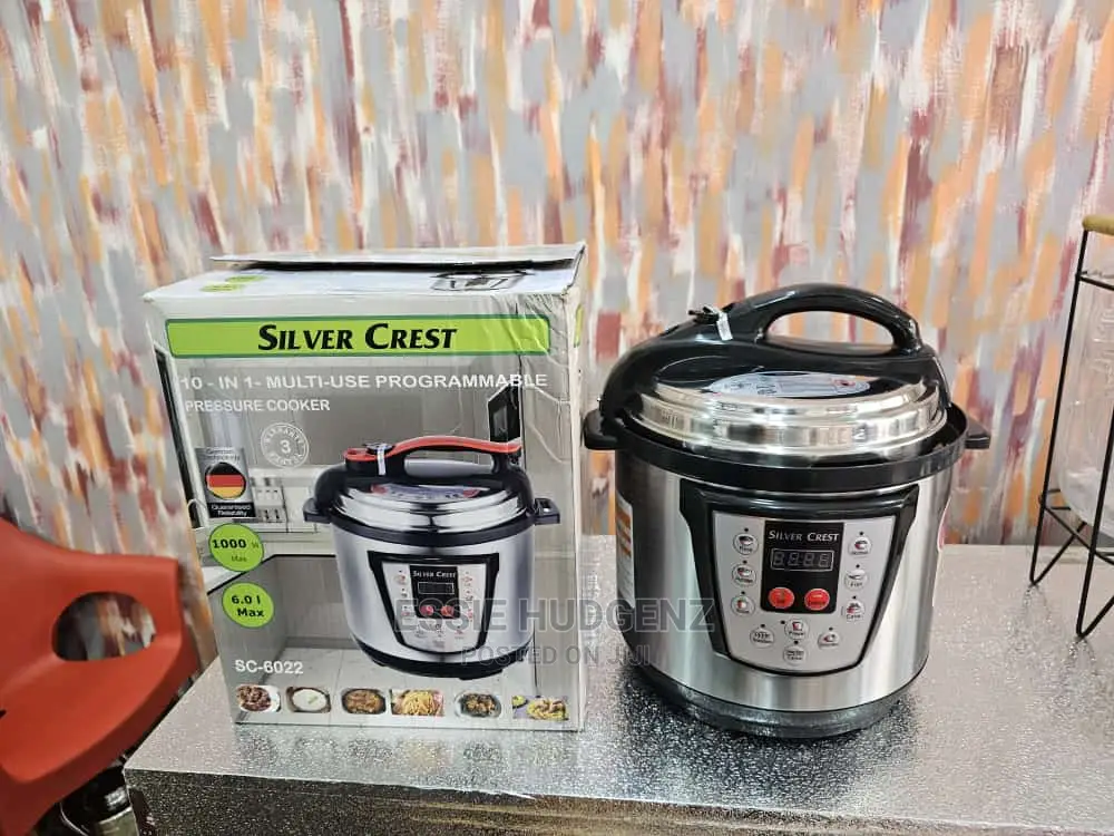 Multi Use Silver Crest Pressure Cooker 10in1,6L