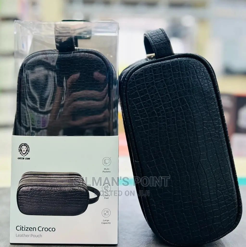 Green Lion Citizen Croco Leather Pouch