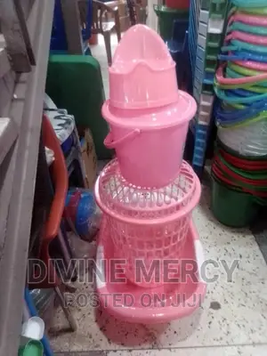 Aset Of( Baby Basin, Laundry Basket, Bucket and Potty