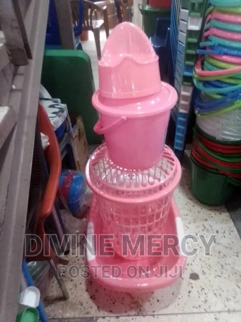 Aset Of( Baby Basin, Laundry Basket, Bucket and Potty