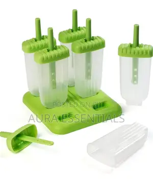 Popsicles Molds, Set of 6 Ice Pop Molds