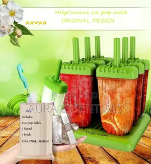 Popsicles Molds, Set of 6 Ice Pop Molds