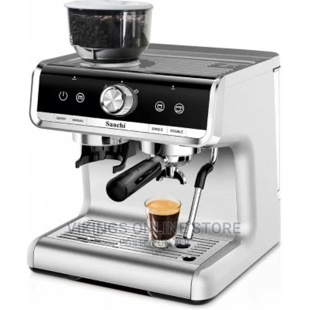 Saachi NL-COF-7063 Cappuccino, Coffee Maker With Grinder