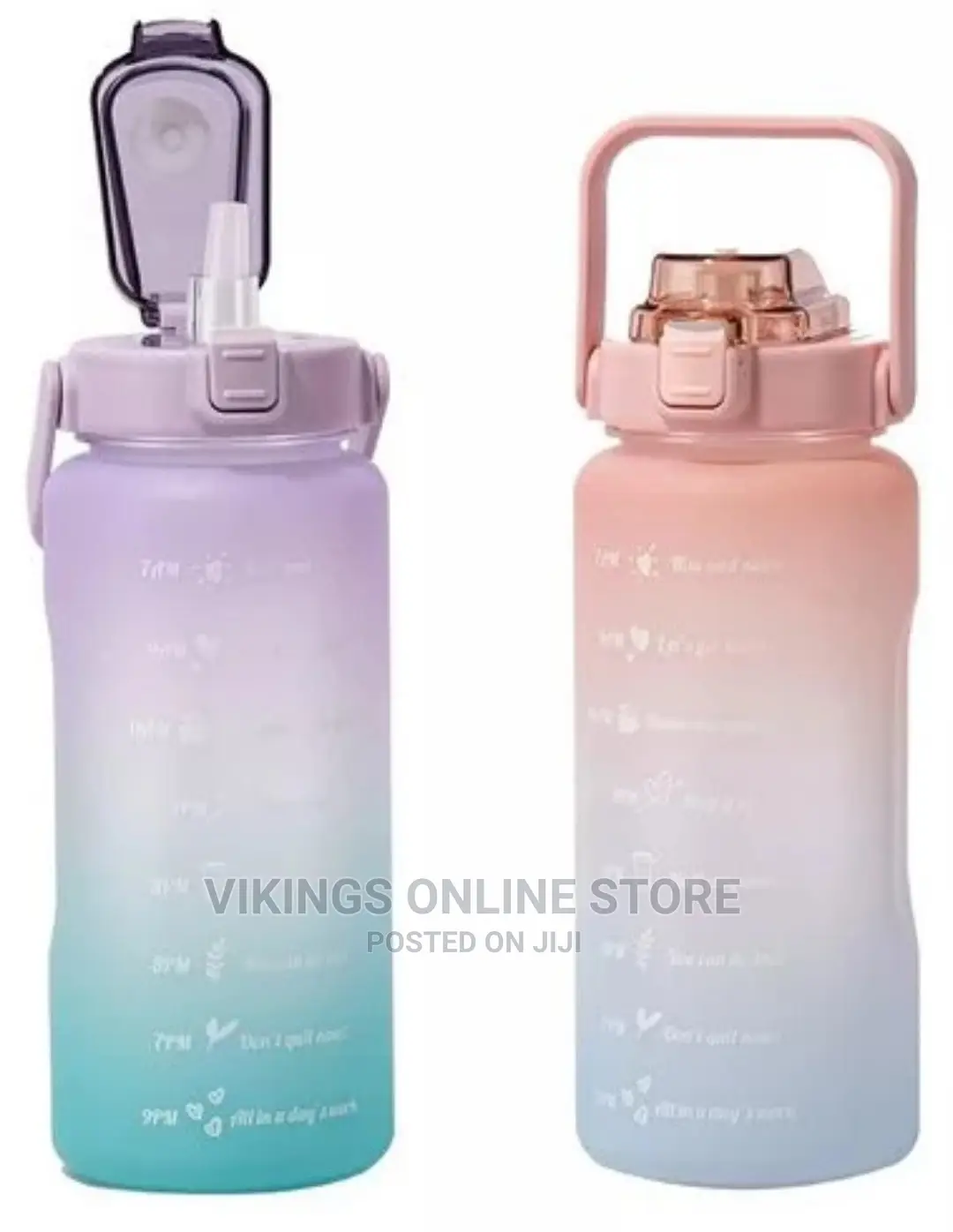 2L Time Marked Fitness Jug Water Bottle