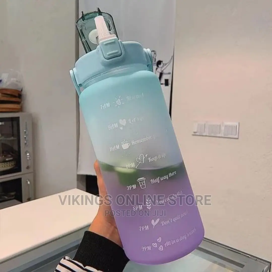 2L Time Marked Fitness Jug Water Bottle