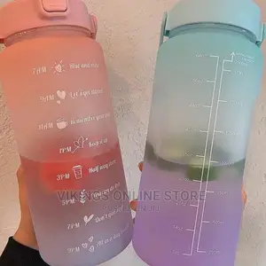 2L Time Marked Fitness Jug Water Bottle