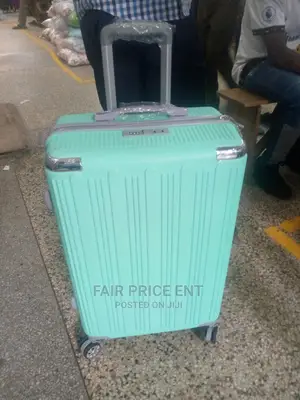 Classy Plastic Suitcase.Medium.( Green)