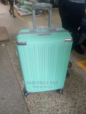 Classy Plastic Suitcase.Medium.( Green)