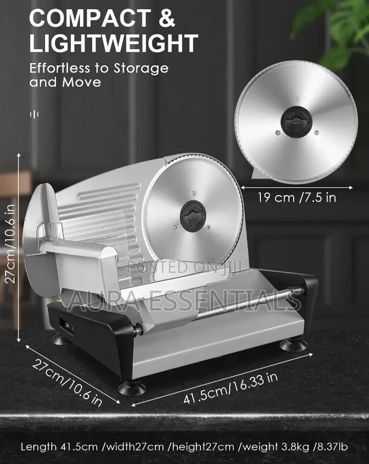 Electric Stainless Steel Meat Slicer