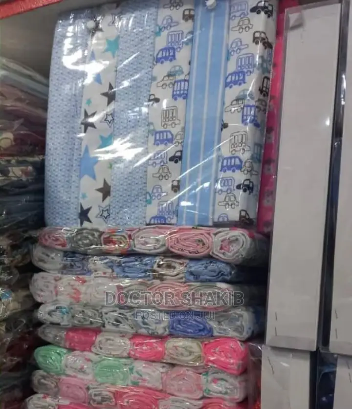 Soft Cotton Baby Bedsheets 6 Pieces