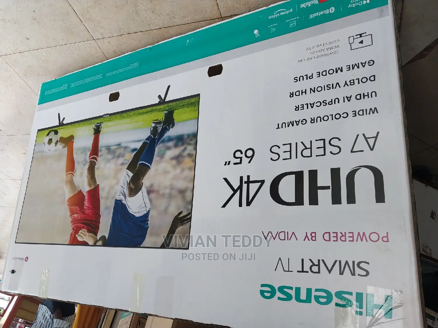 Brand New Boxed 65" Led Hisense TV Smart Uhd