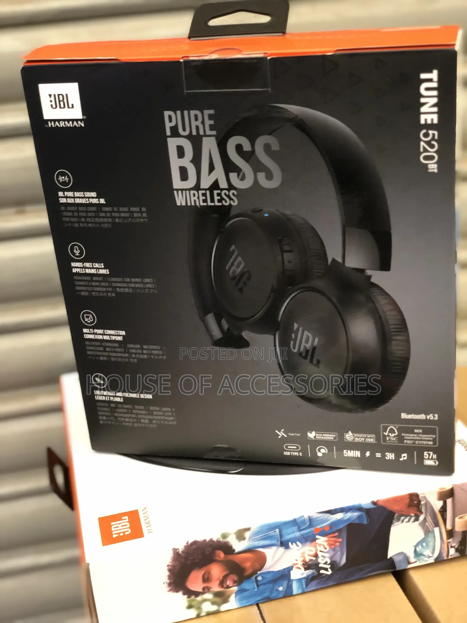 JBL Tune 520bt Bluetooth Headsets