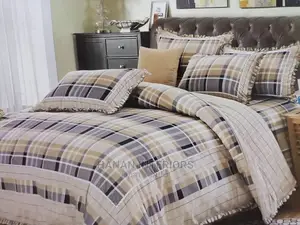 4pcs Cotton Duvet Cover With Zipper