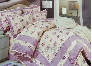 4pcs Cotton Duvet Cover With Zipper