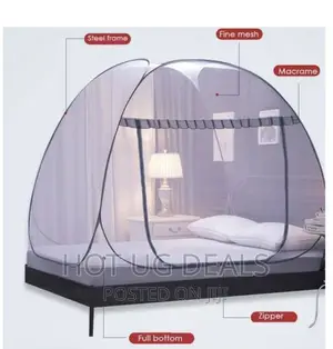 5x6 Folding Home Mosquito Net Tent White, Skirting Color