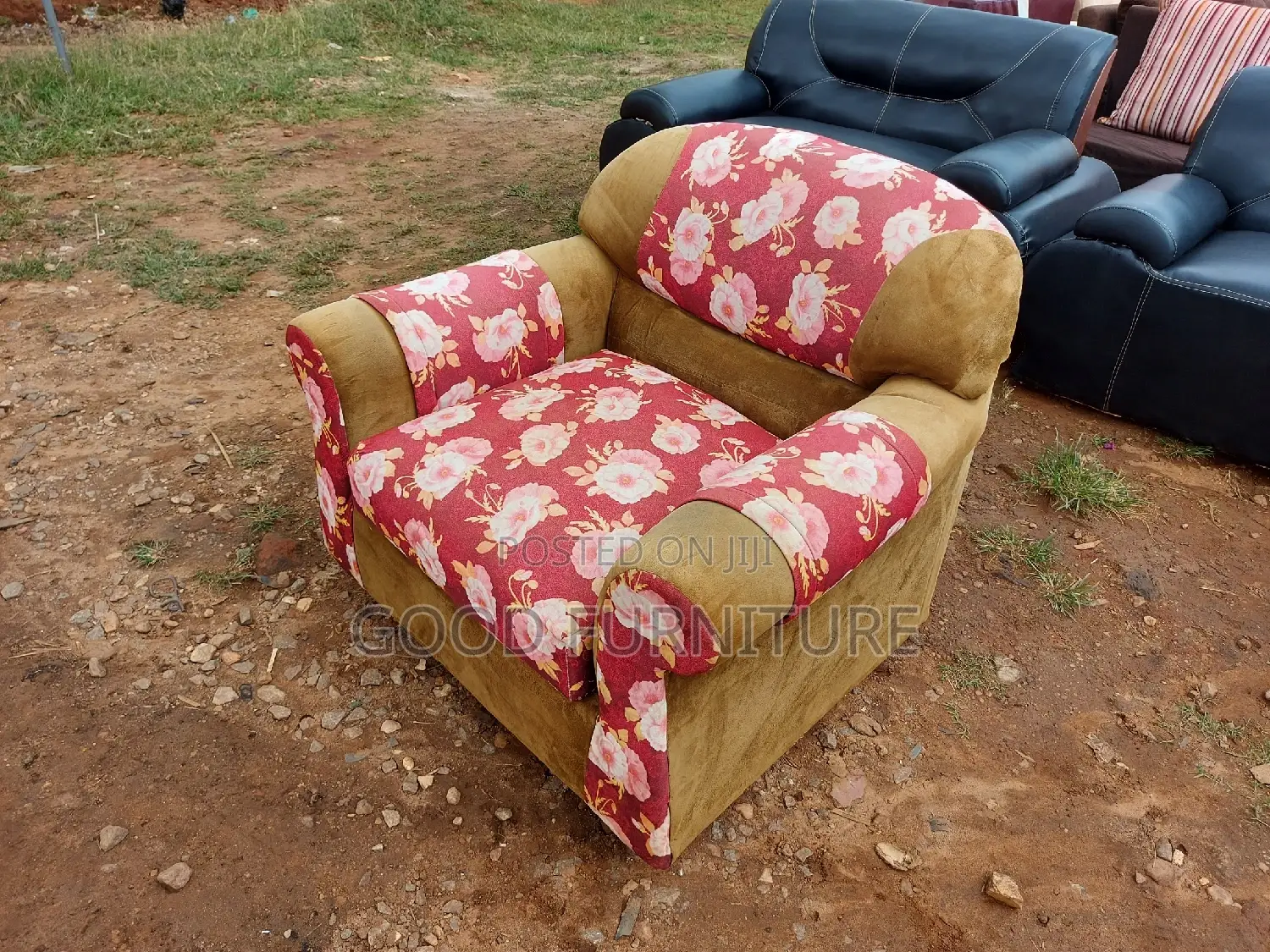 Floral Single Seater Sofa