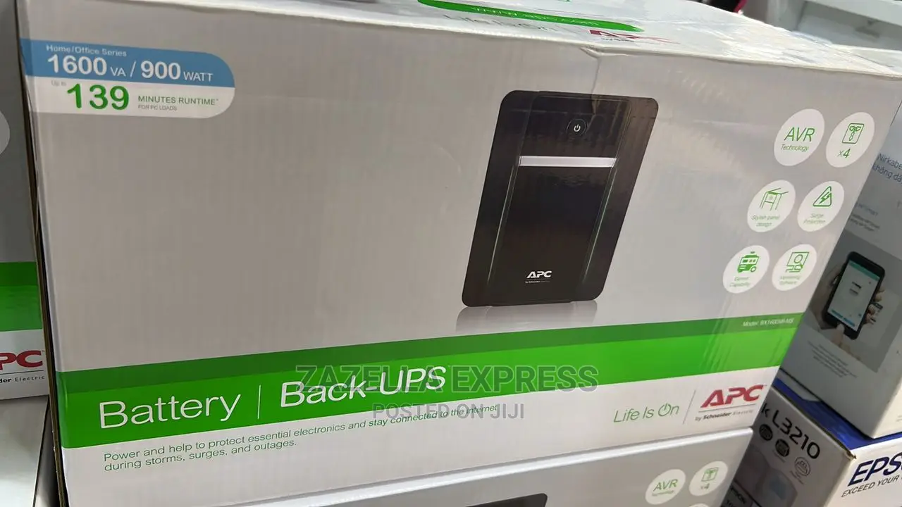 Apc Backup Ups 1600va 230v Avr Iec Sockets Bx1600mi