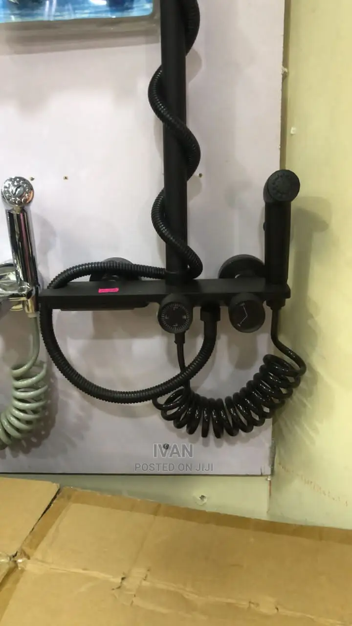 Button Shower Mixers