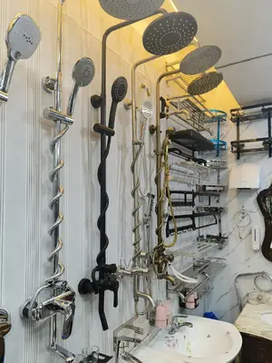 Button Shower Mixers