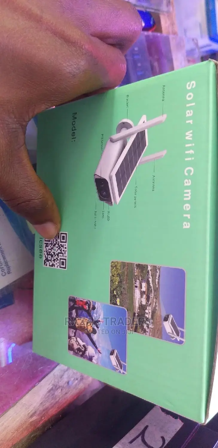 Battery-Included ICSEE PRO With4mp Solar Ipcamera Wireless