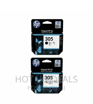 2-Pack HP 305 Standard Black Tri-Colour Ink Cartridge 2023
