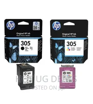 2-Pack HP 305 Standard Black Tri-Colour Ink Cartridge 2023