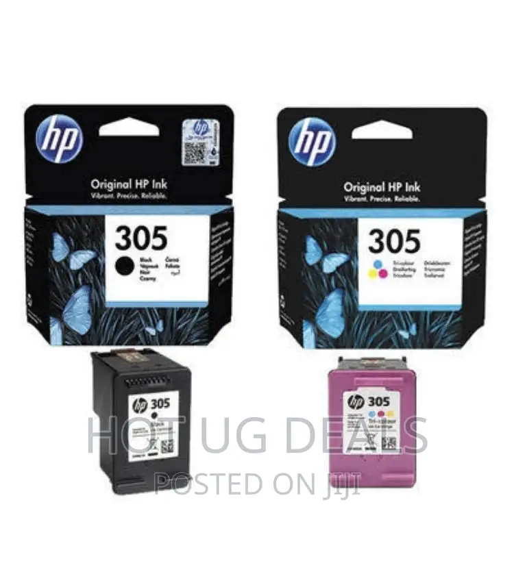 2-Pack HP 305 Standard Black Tri-Colour Ink Cartridge 2023