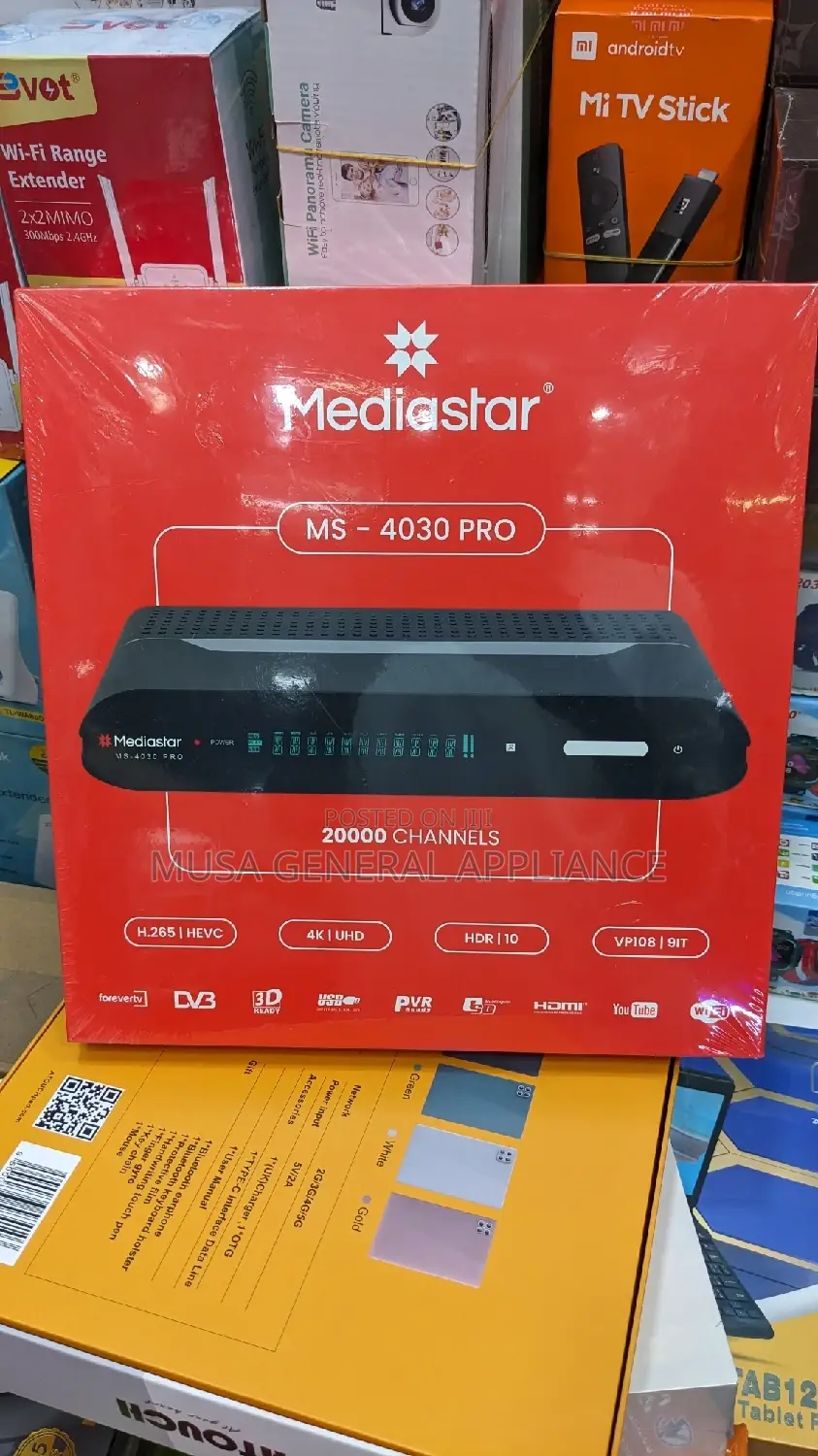 Mediastar Decorder Pro 20000 Channels