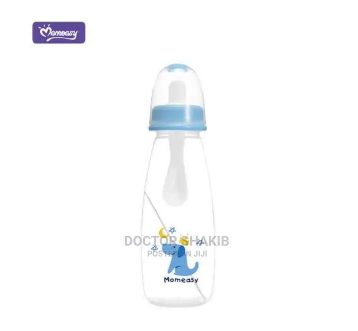 Momeasy 240ml Squeeze Feeder With Brush, Spoon ,Hard Spout