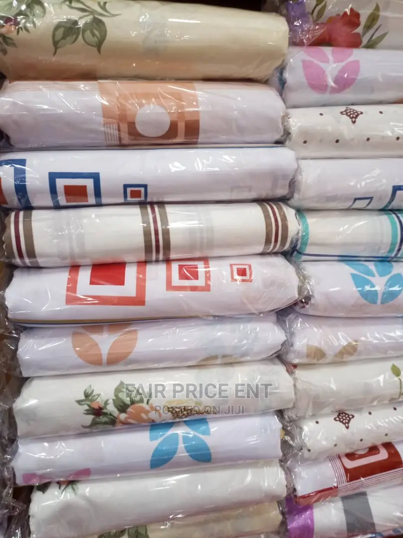 Pure Cotton Bedsheets.5x6.( White)