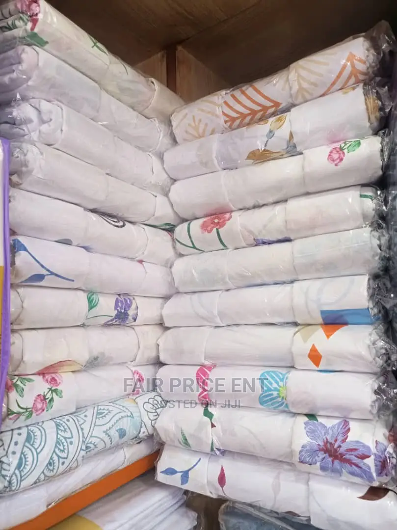 Pure Cotton Bedsheets.6x6.( White)