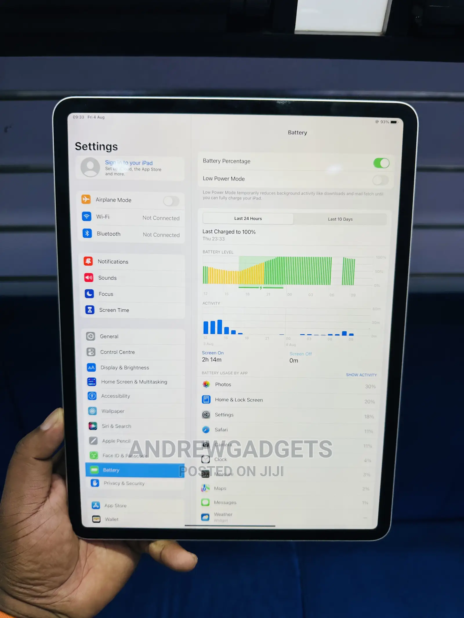 Apple iPad Pro 12.9 (2021) 64 GB Gray