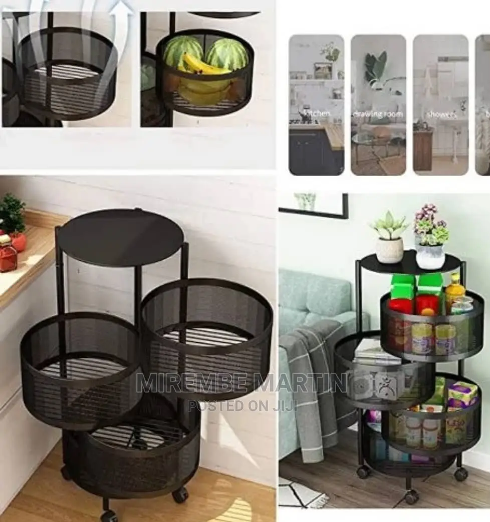 Rotating Vegetable Storage Rack