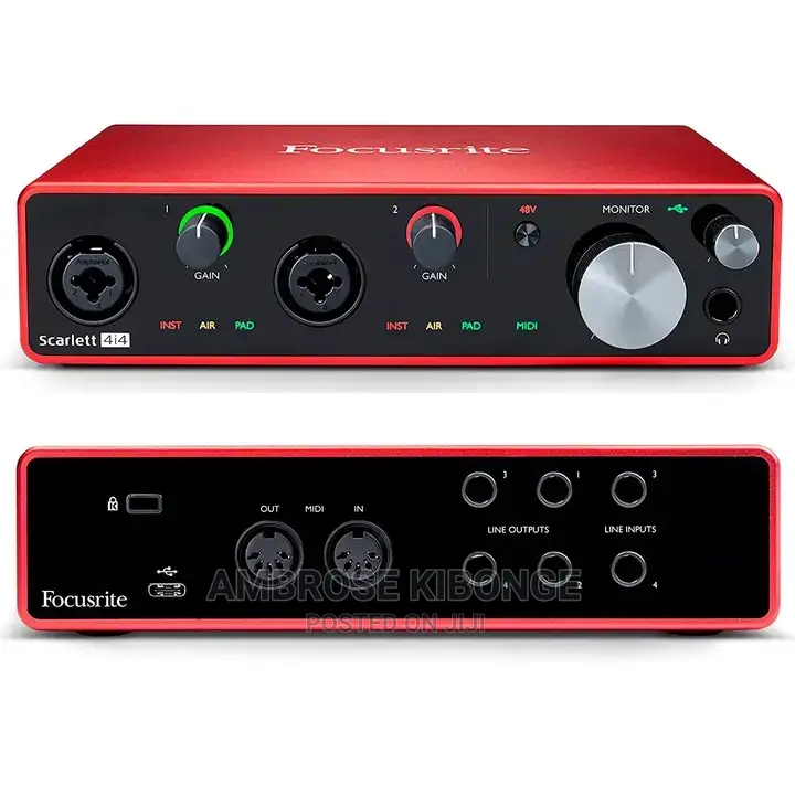 FOCUSRITE Scarlett 4i4 3rd Generation USB Audio Interface