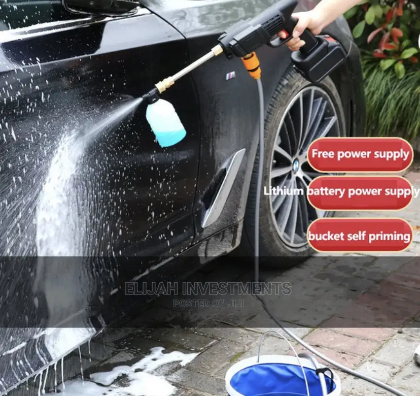 Cordless Car Water Gun High Pressure Washer Wash