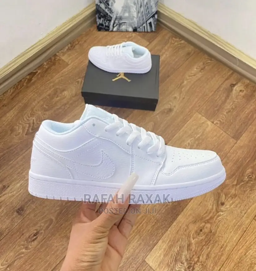 Original Unisex Snow White Air Jordan Low