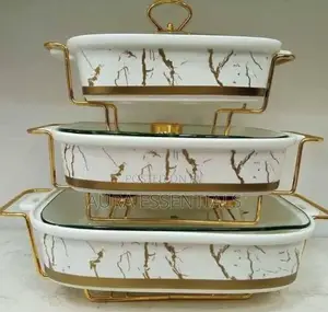 3pcs Serving Dish Warmer