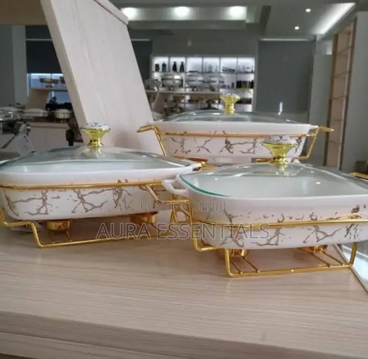 3pcs Serving Dish Warmer
